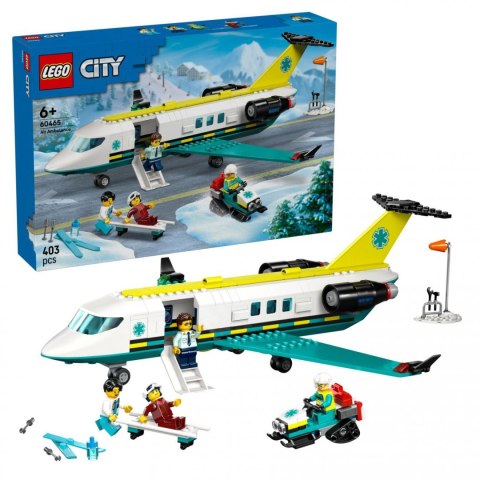 LEGO(R) CITY 60465 Samolot pogotowia ratunkowego LEGO(R) CITY 60465 Samolot pogotowia ratunkowego