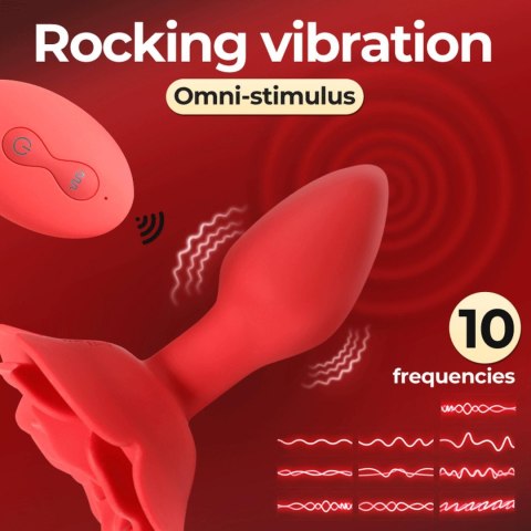 Rose rotating anal plug Rose rotating anal plug