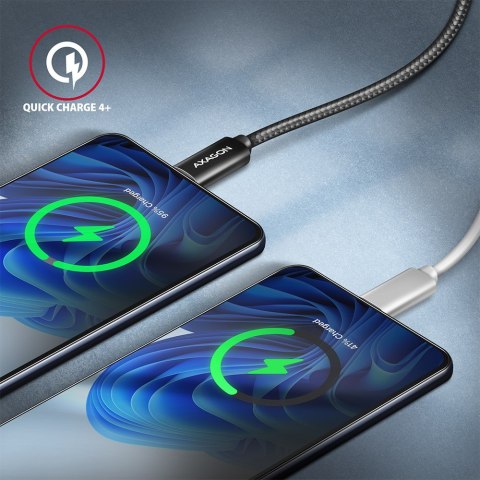 AXAGON Data and charging USB4 Gen 3x2 cable, 1 m | BUCM432-CM10AB | USB Type C - USB Type C AXAGON Data and charging USB4 Gen 3x2 cable, 1 m | BUCM432-CM10AB | USB Type C - USB Type C