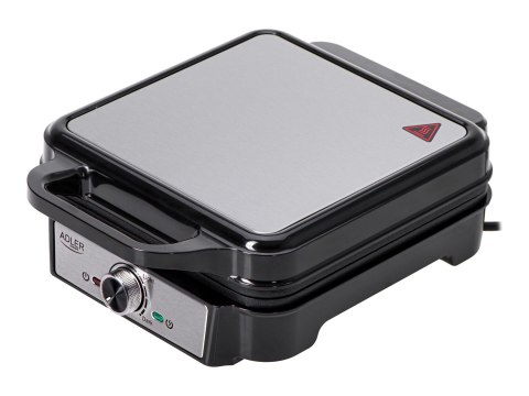 Adler Waffle Maker | AD 3083 | 1800 W | Number of pastry 4 | Belgium | Silver/Black Adler Waffle Maker | AD 3083 | 1800 W | Number of pastry 4 | Belgium | Silver/Black