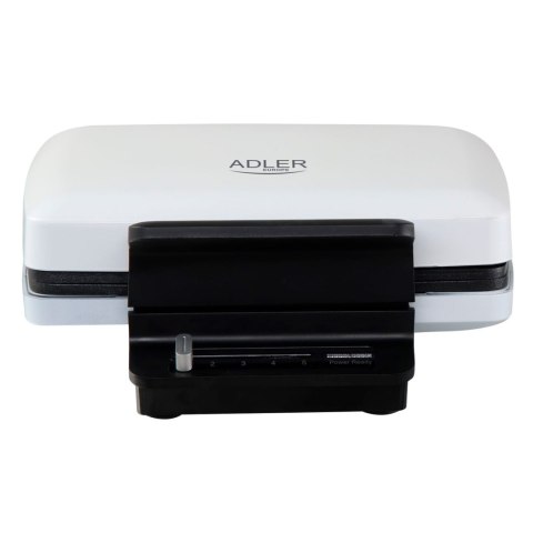 Adler Waffle maker | AD 3085 | 1200 W | Number of pastry 2 | Waffle | White Adler Waffle maker | AD 3085 | 1200 W | Number of pastry 2 | Waffle | White
