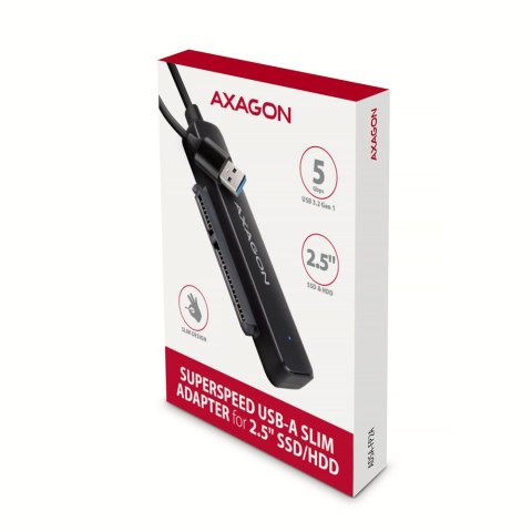 AXAGON USB-A 5Gbps SLIM adapter for 2.5" SSD/HDD | ADSA-FP2A AXAGON USB-A 5Gbps SLIM adapter for 2.5" SSD/HDD | ADSA-FP2A