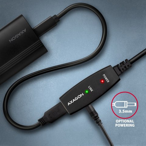 AXAGON USB repeater cable, 15 m | ADR-215 | USB Type A - USB Type A AXAGON USB repeater cable, 15 m | ADR-215 | USB Type A - USB Type A
