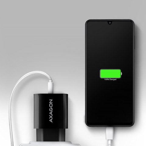 AXAGON Wallcharger 1x port USB-A, QC3.0/AFC/FCP/Apple, 18W | ACU-QC18