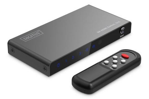 Digitus 8K HDMI Switch, 3x1 | DS-55333 | Black Digitus 8K HDMI Switch, 3x1 | DS-55333 | Black