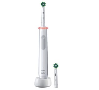 Elektryczna szczoteczka do zębów Oral-B Pro 3 3000 Cross Action | Akumulatorowa | Dla dorosłych | Liczba główek szczoteczki w ze