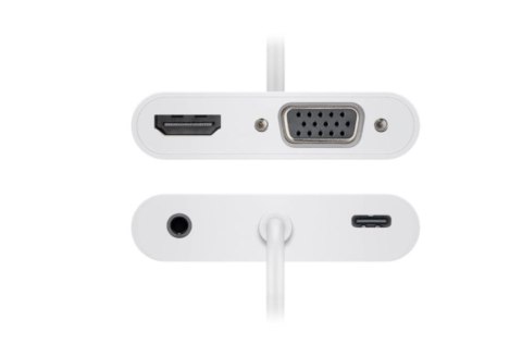 Goobay USB-C multiport adapter HDMI + VGA + PD 100 W 52418 Goobay USB-C multiport adapter HDMI + VGA + PD 100 W 52418