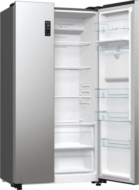 Gorenje Refrigerator | NRR9185EAXLWD | Energy efficiency class E | Free standing | Side by side | Height 178.6 cm | No Frost sys Gorenje Refrigerator | NRR9185EAXLWD | Energy efficiency class E | Free standing | Side by side | Height 178.6 cm | No Frost sys