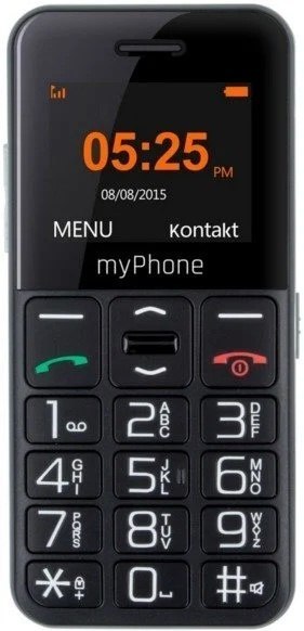 MyPhone Halo Easy | Black | 1.77 " | TFT | 24 MB | 32 MB | Single SIM | Bluetooth | Main camera resolution 0.3 MP | 1000 mAh MyPhone Halo Easy | Black | 1.77 " | TFT | 24 MB | 32 MB | Single SIM | Bluetooth | Main camera resolution 0.3 MP | 1000 mAh