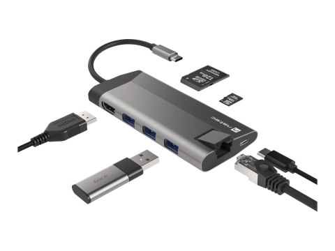 Natec | USB-C Multiport Adapter | NMP-1690 | Grey | USB Type-C | 0.15 m Natec | USB-C Multiport Adapter | NMP-1690 | Grey | USB Type-C | 0.15 m