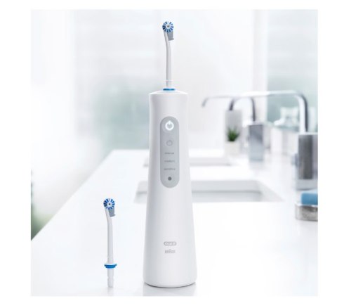Oral-B Dental Irrigator | OxyJet MD20 | 600 ml | Number of heads 2 | White Oral-B Dental Irrigator | OxyJet MD20 | 600 ml | Number of heads 2 | White
