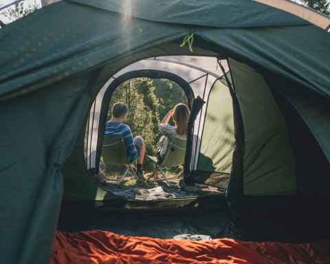 Outwell Cloud 5 Two room Dome Tent for 5 persons, Green, Grey | Outwell