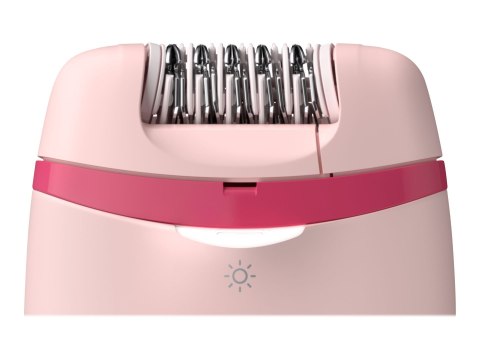 Philips | Corded Compact Epilator | BRE285/00 Satinelle Essential | White/Pink