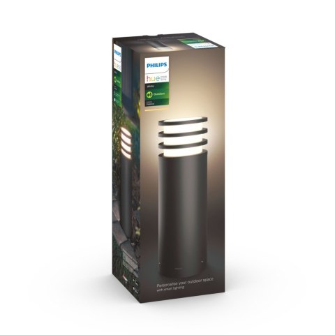 Philips Hue W Lucca Outdoor Pedestal Lantern | Philips Hue Philips Hue W Lucca Outdoor Pedestal Lantern | Philips Hue