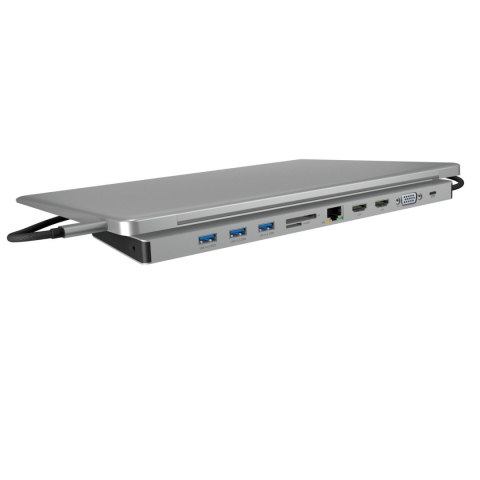 Raidsonic Docking Station | IB-DK2106a-CPD | Ethernet LAN (RJ-45) ports 1 | VGA (D-Sub) ports quantity 1 | HDMI ports quantity 2 Raidsonic Docking Station | IB-DK2106a-CPD | Ethernet LAN (RJ-45) ports 1 | VGA (D-Sub) ports quantity 1 | HDMI ports quantity 2