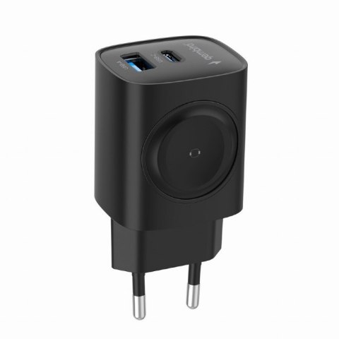 Szybka ładowarka Gembird 2 w 1 20 W do Apple Watch i telefonu | TA-UC-PDQCW20-01-BK Szybka ładowarka Gembird 2 w 1 20 W do Apple Watch i telefonu | TA-UC-PDQCW20-01-BK