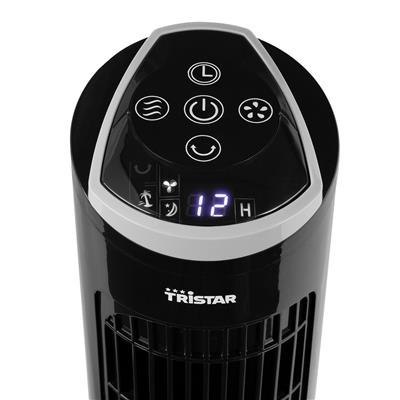 Tristar VE-5865 Tower Fan Number of speeds 3 40 W Oscillation Diameter 24 cm Black