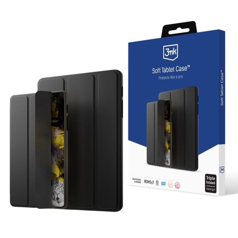 3MK Soft Tablet Case Sam Tab S9 FE+ black/black 3MK Soft Tablet Case Sam Tab S9 FE+ black/black