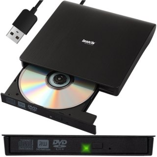 Napęd zewnętrzny + nagrywarka CD/DVD Izoxis 26083