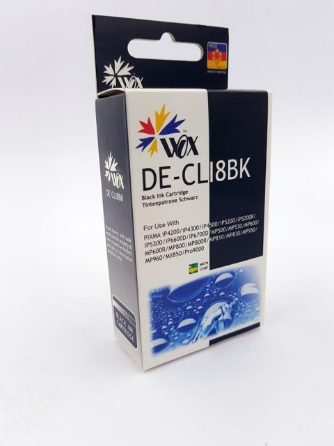 Tusz Wox Black Canon CLI 8BK zamiennik CLI8BK Tusz Wox Black Canon CLI 8BK zamiennik CLI8BK