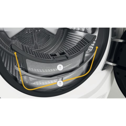 Whirlpool Dryer Machine with Heat Pump | W6 D84WB EE | Energy efficiency class A+++ | Front loading | 8 kg | LCD | Depth 65.6 cm Whirlpool Dryer Machine with Heat Pump | W6 D84WB EE | Energy efficiency class A+++ | Front loading | 8 kg | LCD | Depth 65.6 cm