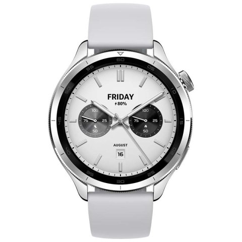 Xiaomi Watch S4 | Smart watch | GPS (satellite) | AMOLED | 1.43" | Waterproof | Silver Xiaomi Watch S4 | Smart watch | GPS (satellite) | AMOLED | 1.43" | Waterproof | Silver