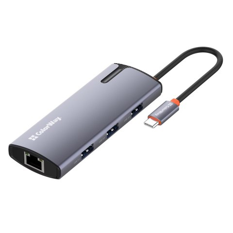 ColorWay 6-in-1 Docking Station | CW-HUB03 | 100 W ColorWay 6-in-1 Docking Station | CW-HUB03 | 100 W