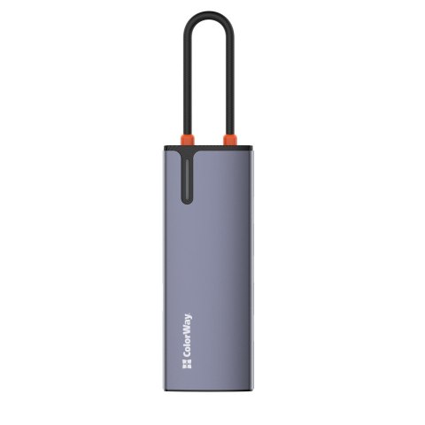 ColorWay 6-in-1 Docking Station | CW-HUB03 | 100 W ColorWay 6-in-1 Docking Station | CW-HUB03 | 100 W