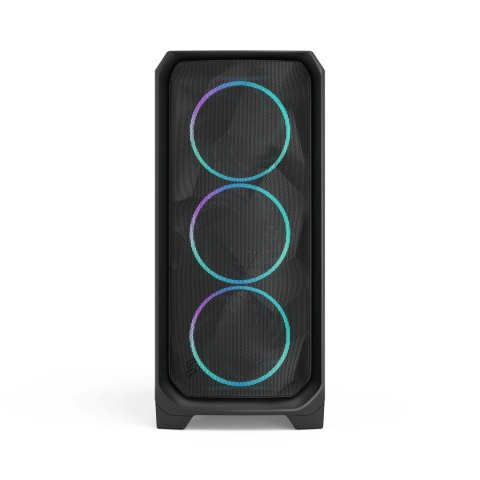 Fractal Design Meshify 3 | Black RGB TG Light Tint | Mid-Tower | Power supply included No | ATX Fractal Design Meshify 3 | Black RGB TG Light Tint | Mid-Tower | Power supply included No | ATX