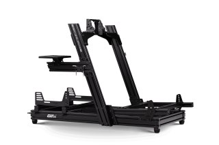 Next Level Racing | Aluminum | Racing Simulator Cockpit | GTElite Front and Side Mount Edition | Black