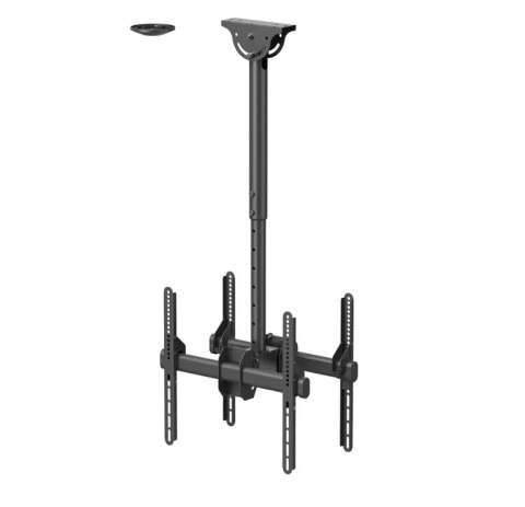 Neomounts NM-C440DBLACK Monitor/TV mount ceiling 2 screens - 32-60" - max 45 kg/screen - VESA 200x200-400x400 - h 56-91 cm - bla Neomounts NM-C440DBLACK Monitor/TV mount ceiling 2 screens - 32-60" - max 45 kg/screen - VESA 200x200-400x400 - h 56-91 cm - bla