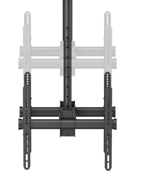 Neomounts NM-C440DBLACK Monitor/TV mount ceiling 2 screens - 32-60" - max 45 kg/screen - VESA 200x200-400x400 - h 56-91 cm - bla Neomounts NM-C440DBLACK Monitor/TV mount ceiling 2 screens - 32-60" - max 45 kg/screen - VESA 200x200-400x400 - h 56-91 cm - bla