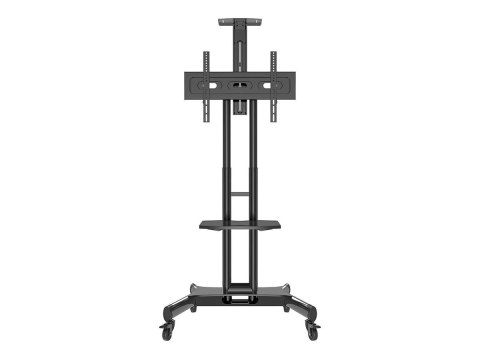 Neomounts NM-M1700BLACK TV trolley - 32-75" - max 50 kg - manual h 104,2-154,2 cm - VESA 200x200-600x400 - incl. cam/hardware sh