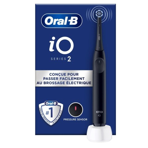 Oral-B Electric Toothbrush with Pressure sensor | iO2 | Rechargeable | For adults | Number of brush heads included 1 | Number of Oral-B Electric Toothbrush with Pressure sensor | iO2 | Rechargeable | For adults | Number of brush heads included 1 | Number of