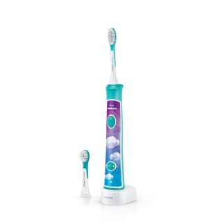 Philips | Soniczna szczoteczka elektryczna | HX6322/04 | Akumulatorowa | Dla dzieci | Liczba główek szczoteczki w zestawie 2 | L