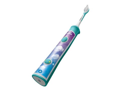 Philips | Soniczna szczoteczka elektryczna | HX6322/04 | Akumulatorowa | Dla dzieci | Liczba główek szczoteczki w zestawie 2 | L