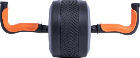 Pure2Improve 2 in 1 Ab Wheel and Kettlebell, Black/Orange Pure2Improve 2 in 1 Ab Wheel and Kettlebell, Black/Orange