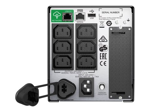 Schneider Electric APC Smart-UPS | SMT750IC | 750 VA | 500 W Schneider Electric APC Smart-UPS | SMT750IC | 750 VA | 500 W