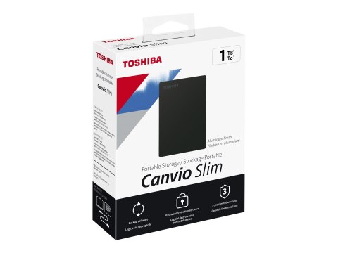 Toshiba Canvio | Przenośny | Dysk twardy | 1 TB | USB 3.2 Gen 1 | Czarny Toshiba Canvio | Przenośny | Dysk twardy | 1 TB | USB 3.2 Gen 1 | Czarny