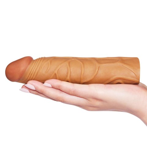 Opalona nakładka na penisa żylasta latynoski 17 cm Opalona nakładka na penisa żylasta latynoski 17 cm