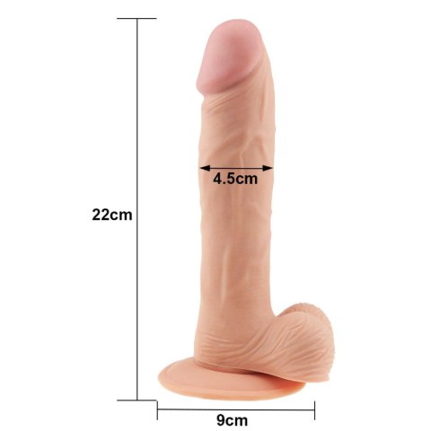 Potężny penis dildo realistyczny przyssawka 22 cm Potężny penis dildo realistyczny przyssawka 22 cm