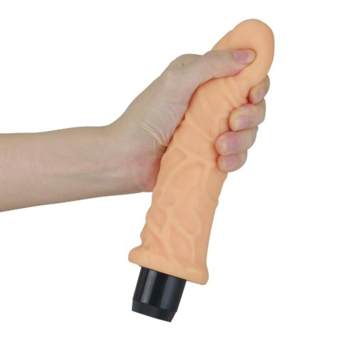 Wibrator naturalny żylasty penis z wibracją 20 cm Wibrator naturalny żylasty penis z wibracją 20 cm