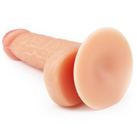 Wyżyłowany penis gruby z przyssawką dildo 18 cm Wyżyłowany penis gruby z przyssawką dildo 18 cm