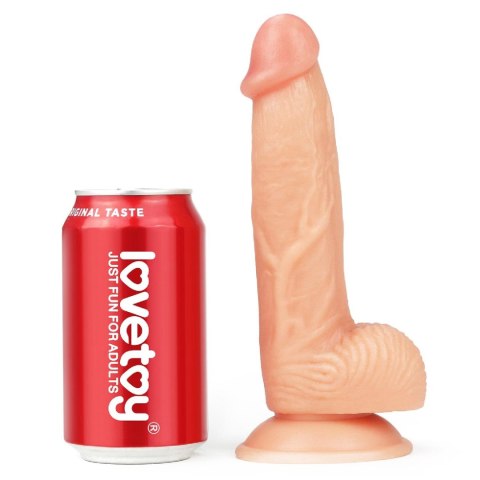 Wyżyłowany penis gruby z przyssawką dildo 20 cm Wyżyłowany penis gruby z przyssawką dildo 20 cm