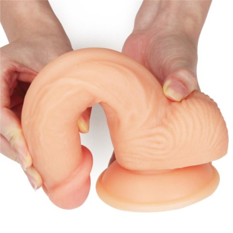 Wyżyłowany penis gruby z przyssawką dildo 20 cm Wyżyłowany penis gruby z przyssawką dildo 20 cm