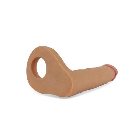 Analne gumowe dildo penis z otworem na penisa 16cm Analne gumowe dildo penis z otworem na penisa 16cm