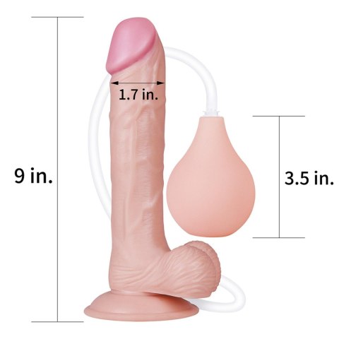 Gumowe dildo pompowane penis wytrysk przyssawka Gumowe dildo pompowane penis wytrysk przyssawka