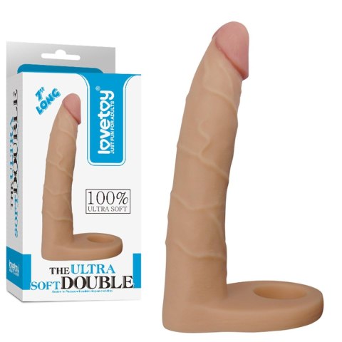 Gumowy strap-on sztuczny penis sex analny 17,5 cm Gumowy strap-on sztuczny penis sex analny 17,5 cm