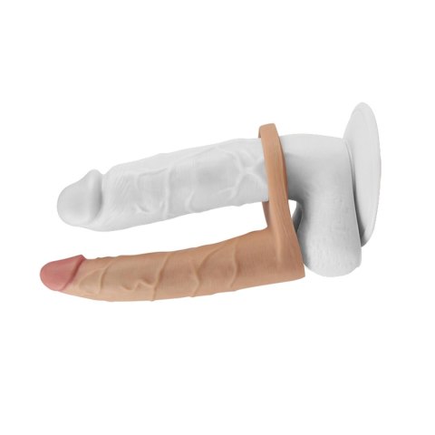 Gumowy strap-on sztuczny penis sex analny 17,5 cm Gumowy strap-on sztuczny penis sex analny 17,5 cm