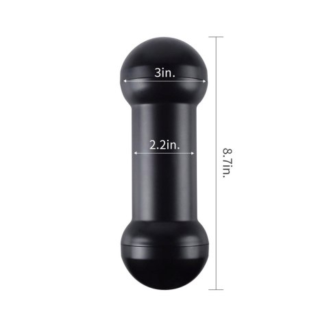 Masturbator z dwoma końcówkami mięciutki 20 cm Masturbator z dwoma końcówkami mięciutki 20 cm